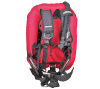 Подвесная система с крылом и алюминиевой спинкой Deep Ocean (one size; black/red)